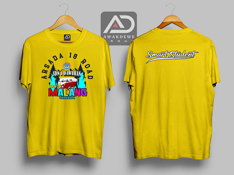 Kaos Katun + Sablon DTF A4