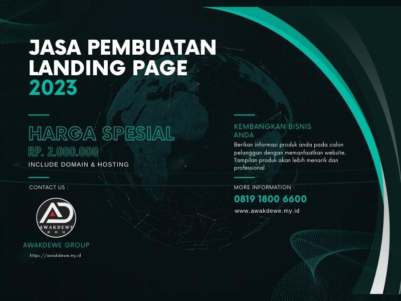 Jasa Pembuatan Landing page web